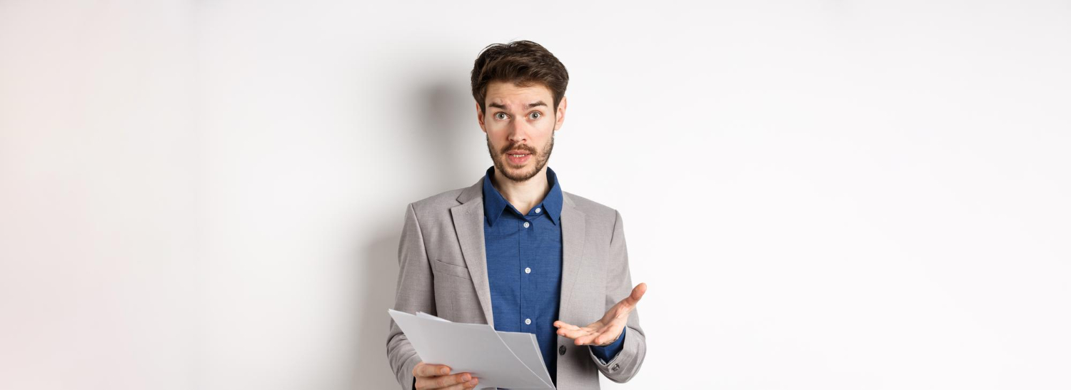Man with Historically Underutilized Business certificate