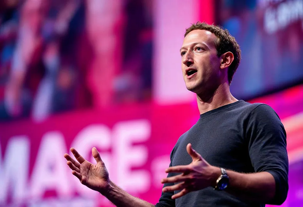 Mark Zuckerberg speaking